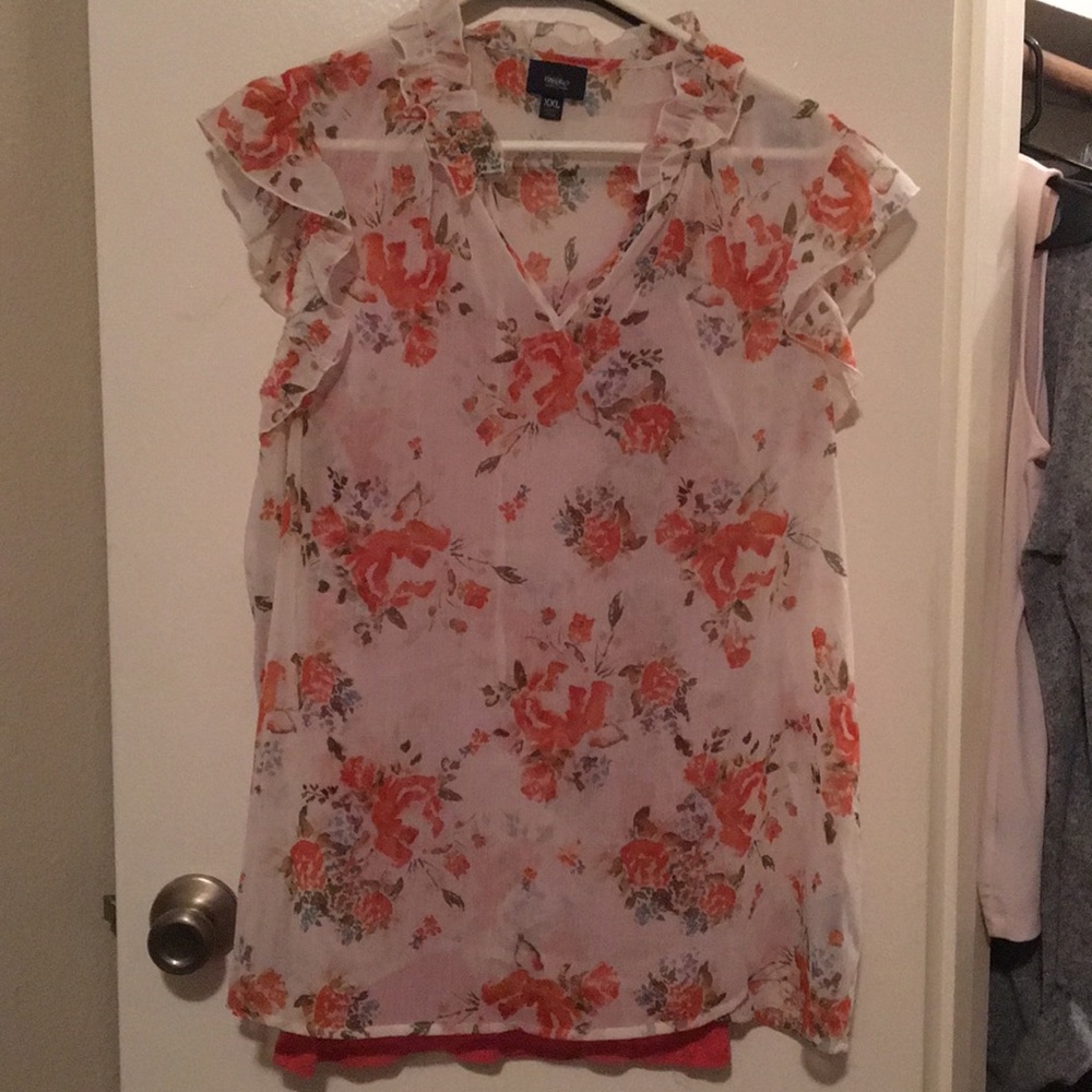 Dressy tank with undershirt